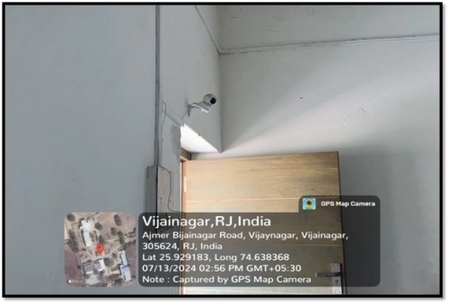 Inner Photograph of Examination Room CCTV Camera