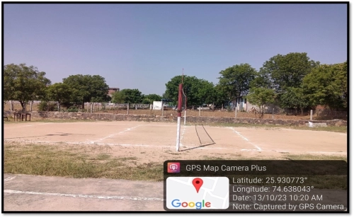 Volleyball Court Photograph